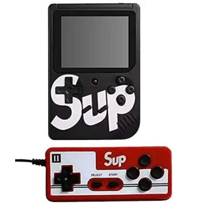 SUP X Game Box 400 in One Handheld Game Console With Remote Controller & Can Connect to A TV 2 Player (Black)