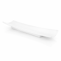 1 Piece Melamine Single Kabab Tray - Serving Tray -  Melamine Material - White & Black. 