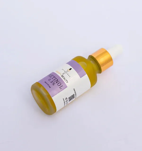 ORANGLES Highfy Beauty Retinol 0.5% Serum – Anti Aging, Fine Lines & Wrinkles Removal, Skin Brightening & Acne Care - detailed closeup view - illustrating benefits - Image 3 of 3 | created for all | Shop Highfy Beauty Retinol 0.5% Serum – Anti Aging, Fine Lines & Wrinkles Removal, Skin Brightening & Acne Care North Carolina | Free Shipping ORANGLES