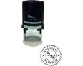Big Size 2 inch Self inking Customize Round Rubber Stamp Shiny R552 Best for logs or other details.- with blue or black ink pad. 