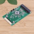 1pc Mini SATA mSATA PCI-E IPOD SSD to 40pin 1.8inch ZIF CE Converter Card Computer Connection and Connector. 