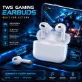 Murshad 21 TWS Pro Wireless Earbuds Earpods Premium Bluetooth Earphones - High Bass Earpod Handsfree for Android & Laptop - White. 