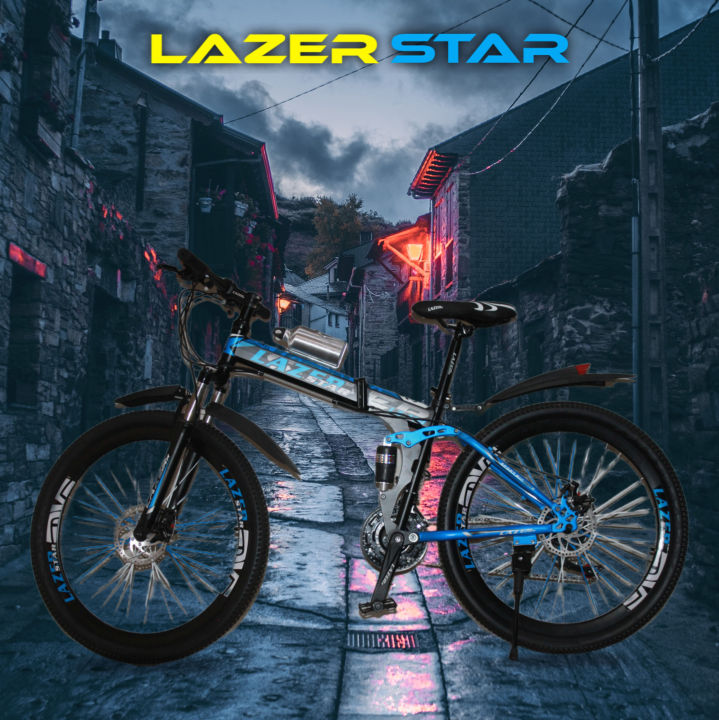 LAZER%20STAR%20New%20Premium%20Quality%20Foldable%20Speed%20Bicycle%2026%20Inches%20Folding%20Bike%20Dual%20Shake%20with%20Lock%20System%20Alloy%20RIm%20Bearing%20SystemNew%20Premium%20Quality%20Foldable%20Speed%20Bicycle%2026%20Inches%20Folding%20Bike%20Dual%20Shake%20with%20Lock%20System%20Alloy%20RIm%20Bearing%20System%20-%20Image%203