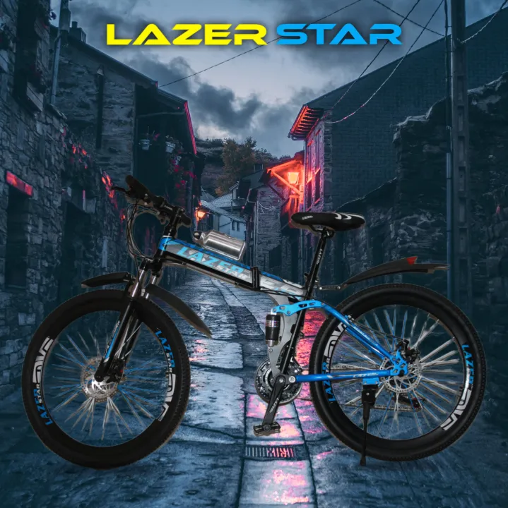 LAZER%20STAR%20New%20Premium%20Quality%20Foldable%20Speed%20Bicycle%2026%20Inches%20Folding%20Bike%20Dual%20Shake%20with%20Lock%20System%20Alloy%20RIm%20Bearing%20SystemNew%20Premium%20Quality%20Foldable%20Speed%20Bicycle%2026%20Inches%20Folding%20Bike%20Dual%20Shake%20with%20Lock%20System%20Alloy%20RIm%20Bearing%20System%20-%20Image%203