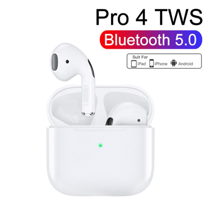 Air Pro 4 TWS Earbuds with Charging Case i12 Pro Air Buds with woofer Bluetooth Wireless Earphone buy online in Pakistan . for sale