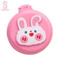 Portable Folding Hair Comb with Mirror Mini Air Cushion Massage Brush for Travel Home Use. 