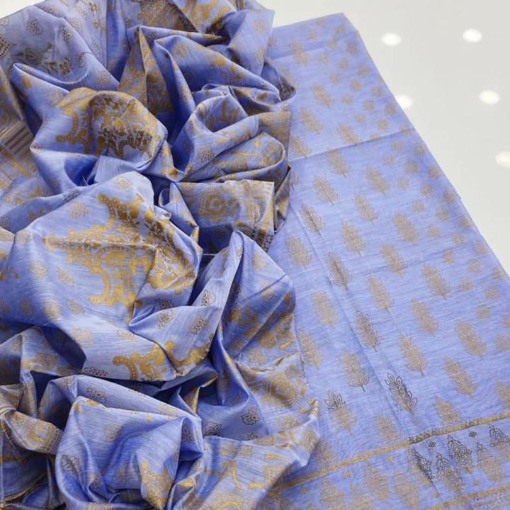 Summer Collection, Paper Cotton 2 Piece Unstitched Dress by SANIA.B.