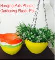 Plastic Hanging Plant Pots, Flower Pots, Hanging Pots with Chain Hangers Planters Plastic Gardening Pots alternate to Clay Pots best container gardening ideas Top Reviewed Top Rated Top ranked. 
