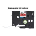 6 Colors KZe-231 431 531 631 731 Compatible Label Tape for Brother P-Touch 12mm. 