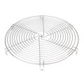 Round Cake Cooling Rack Stainless Steel Wire Cooling Grid Wire Tray Round Cookies Biscuits Bread Baking Tray. 