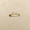 Golden Small Tiny Gold Metal Steel Mini Safety Pins 2cm 20mm Golden Safety Pins Best Quality Suitable for Sewing Clothing, Labels, Crafts, Suitable for Sewing Clothing, Labels, Crafts, and DIY Jewelry Making By Mall City Zone. 