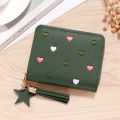 1PCS Women Small Wallet Ladies Mini Tassel Wallet Cute Girl Short Zipper Lovely Pu Leather Coin Purse Female Hand Wallet Purse. 