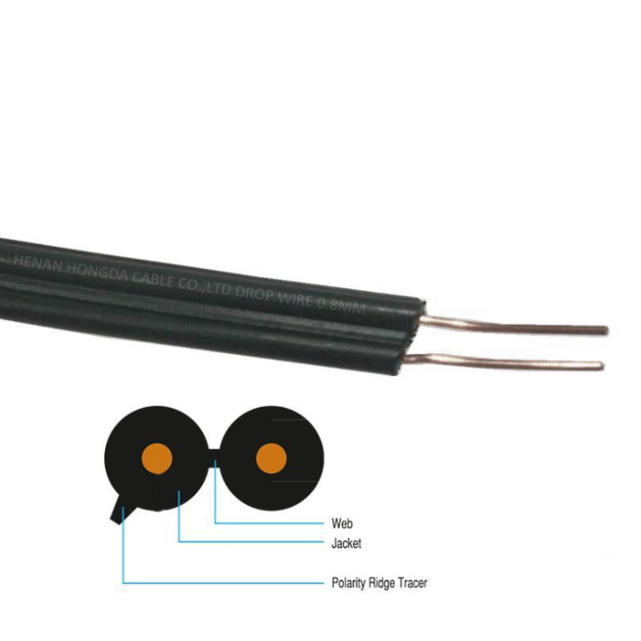 Telephone Drop wire out door Cable Outdoor Phone Line Cable is ideal for reliable and durable outdoor telephone installations. This Weatherproof Drop Wire ensures consistent performance in all weather conditions, making it perfect for home or office use.