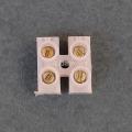 6PCS - 10A 380V Dual Line Screw Barrier Terminal Connector Electric Wiring Accessories. 