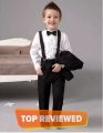 Imported Broad Strip high quality Suspender + Bow Tie for Unisex. 