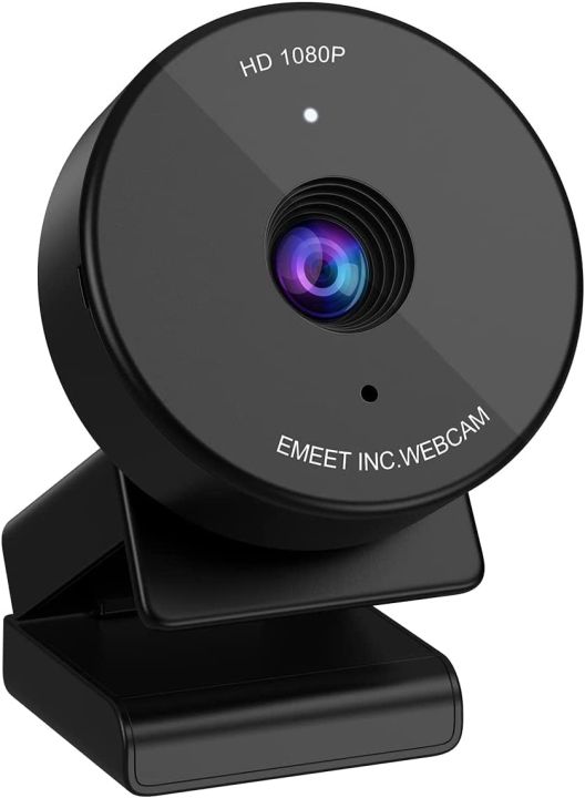 EMEET Webcam 1080P - Full HD Webcam C950 with Automatic Light Correction, Microphone with Noise Cancellation, 70° Wide Angle, Webcam with Private Electronic Protection Plug & Play, for Linux