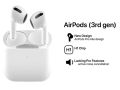AirPods 2nd Generation & Pro 2 & 3rd Generation TWS Bluetooth Earbuds | DSP Active Noise Cancellation Stereo Bass | Bluetooth 5.1 Headphones with Mic Handsfree | AI Touch Control Wireless Earphones with Charging Cable Compatible with iOS Android. 