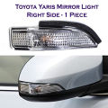Toyota Yaris Side Mirror Indicator Light - (Right Side ) - 1 Piece - Genuine Quality. 
