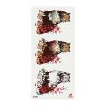 10 Sheets Large Tattoos Temporary Gergeous Body Tattoos Art Stickers For Women Girls 3D Realistic Chest Arm Scar. 