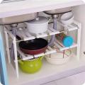 Under Sink Storage Shelf Organizer Kitchen Cabinet Expandable Size - 50 to 70cm. 