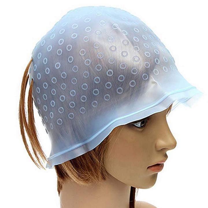 Silicon%20Streaking%20Cap%20for%20frosting%20and%20tipping%20with%20metal%20needle%20-%20Salon%20Designers%20-%20Image%203