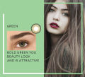 Green Eyesight Extended Power Contact Lenses Cosmetic Colored Eye Contact Lenses Forever Beauty / Disposable Lenses / Lense, Eye Lense / Color Lense / Eye Lenses For Girls Women Men. 