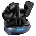 Ronin R-7085 Vox Wireless Earbuds – 13mm Drivers | Bluetooth 5.4 | ANC + ENC | 80 Hrs Standby | IPX4 Waterproof | Touch Controls. 