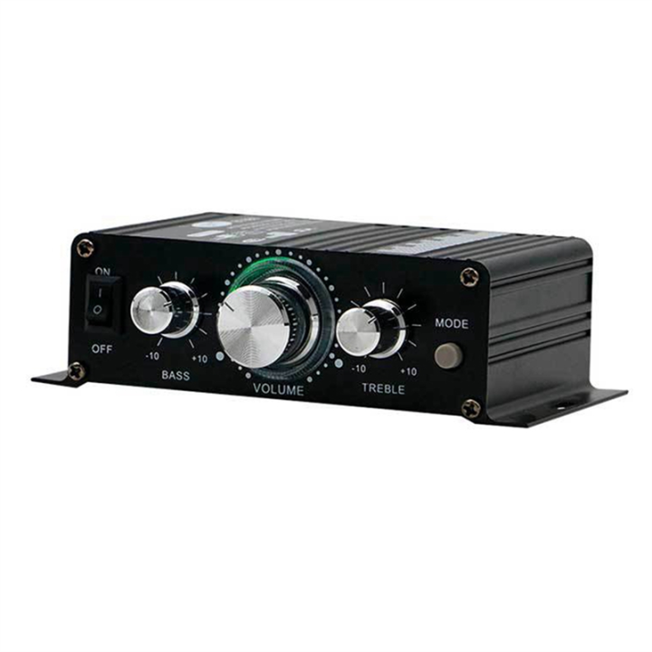 2-Channel 30W Car Digital Power Bluetooth Audio Amplifier 12V Hifi Stereo Mini Home Audio Amplifier For Car Home