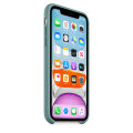 Original Iphone 11 Silicone Cover Soft-Touch Finish Back Protective Case For iPhone 11 Pine Green. 