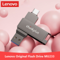 Lenovo thinkplus MU233 128GB 64GB 32GB USB 3.2 Type-C Dual-port U Disk Rotatable Metal USB Flash Drive High-speed Transmission U disk. 