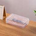 Beautiful Stationery Box Durable Anti-dirty Pen Box Large Capacity Stationery Boxes for Office Pen Holder. 