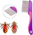 Terminator - Lice Comb With Handle Anti Nit Comb Stainless Steel Nits Remover with Micro Grooved Teeth Hair Care Styling Lice Tool Grooming Brush Comb. 