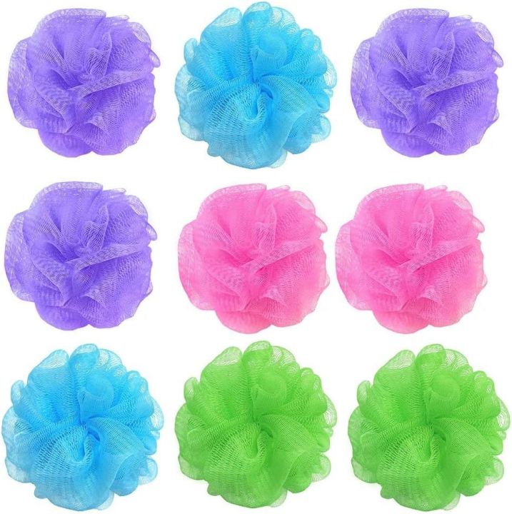 2pcs%20Bath%20Loofah%20Sponge%20Mesh%20Shower%20Body%20Wash%20%7C%20Body%20Scrubber%20%7C%20Random%20Colours%20-%20Image%202