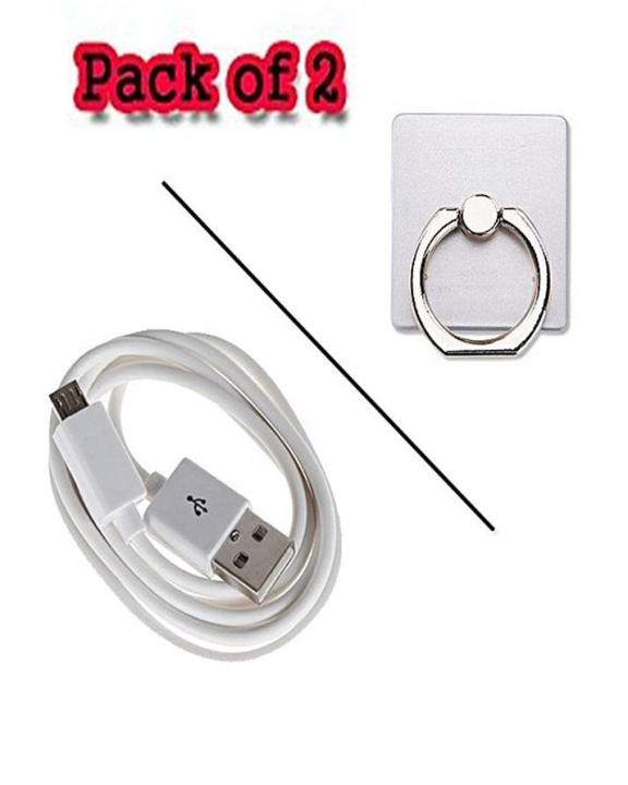 Data Cable For Android Mobile & Ring Holder