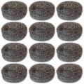 Stainless steel wire ball wash dishes Pack Of 12 Pcs. 