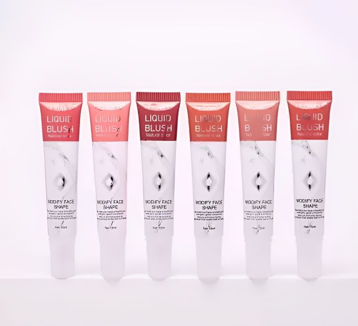 Premium Liquid Blush Natural Colors Liquid Blush Makeup for Cheeks Matte Finish Multicolor For Girls