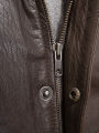 Mens Antique Brown Leather Flight Jacket Bolberry. 