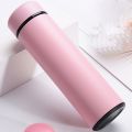 Thermal water bottle, thermal flask, heat guard, temperature lock, stainless steel. 