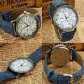 Leather Jeans Party Wear Gift Vtage Casual Newspaper Analog School College Watch Unisex. 