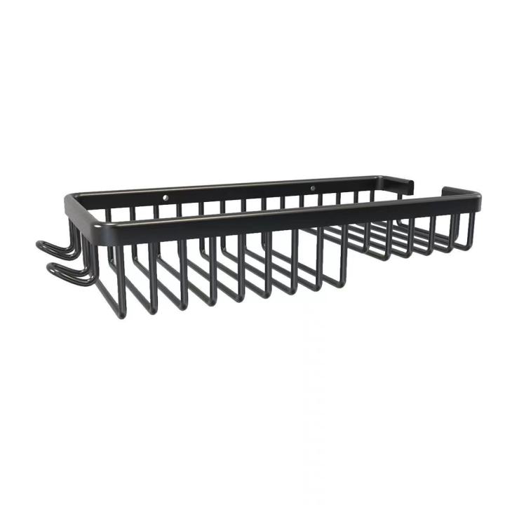 Space aluminum storage net dish creative wall mounted rack soap box ...