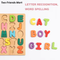 Wooden Puzzle Children's Educational Toys, Letter Puzzles And Number Puzzles, Children's Educational Learning Toys wooden board for Kids Toddlers Preschool Early Learning Educational Toys for Kids, matching game. 
