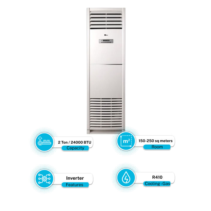 Midea 2 Ton Inverter Floor Standing AC MFPGA-24HRDN1