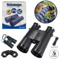 Telescope HD Vision Shock-Proof Binoculars for Kids Bird Watching Educational Learning Hiking High Power Telescope Binoculars Toy With Belt Creative Toys Best Perfect For Birthday Gifts - Size Approx. 6 Inch - Black. 