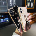 dienya For VIVO Y15S Case Plating Side Edge Square New Design Fashion Princess Girl Phone Cases Pattern Silicone Casing Full Back Cover Camera Protect Shockproof Softcase. 