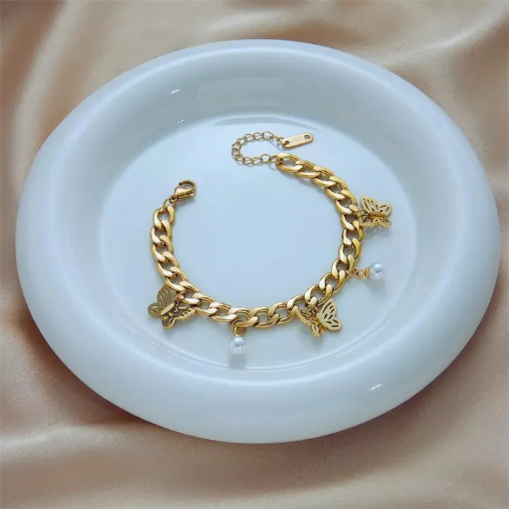 Double%20Layer%20Butterfly%20Pearl%20Bracelet%20%E2%80%93%20Adjustable%20Stainless%20Steel%20Jewellery%20for%20Women%20&%20Girls%20%7C%20Birthday%20Gift%20-%20Image%202