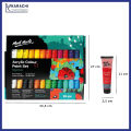 Mont Marte Acrylic Paints Set - 24 Pieces, 36ml Tubes - Ideal for Acrylic Painting - Brilliant Lightfast Colours with Great Opacity - Perfect for Beginners, Professionals and Artists. 