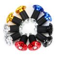CNC Metal Handlebar Caps Dirt Bike Accessories Handlebar Counterweight Plug Accessories Parts Dirt Bike Parts Dirt Bike Handlebar Ends Motor Bike Grips Motorcycle Handle Bar Ends Handlebar End Plugs. 