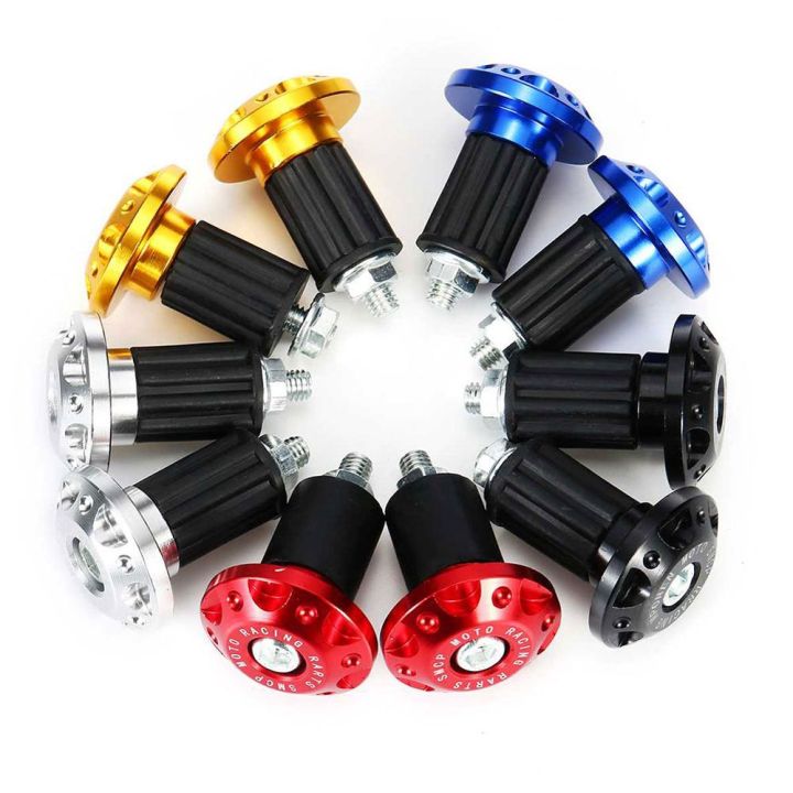 CNC Metal Handlebar Caps Dirt Bike Accessories Handlebar Counterweight Plug Accessories Parts Dirt Bike Parts Dirt Bike Handlebar Ends Motor Bike Grips Motorcycle Handle Bar Ends Handlebar End Plugs