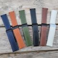 20mm Leather Watch With Magnetic Lock Band Strap For Galaxy Watch 4 Watch 5 6 Active 2 Amazfit BIP Mibto Lite and All Other 20mm Supported Watches. 