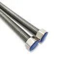 Stainless Steel Hose Water Heater Connector Plumbing Pipe 18"inch Soft Flexible Tube Extendable Corrugated Pipe//. 
